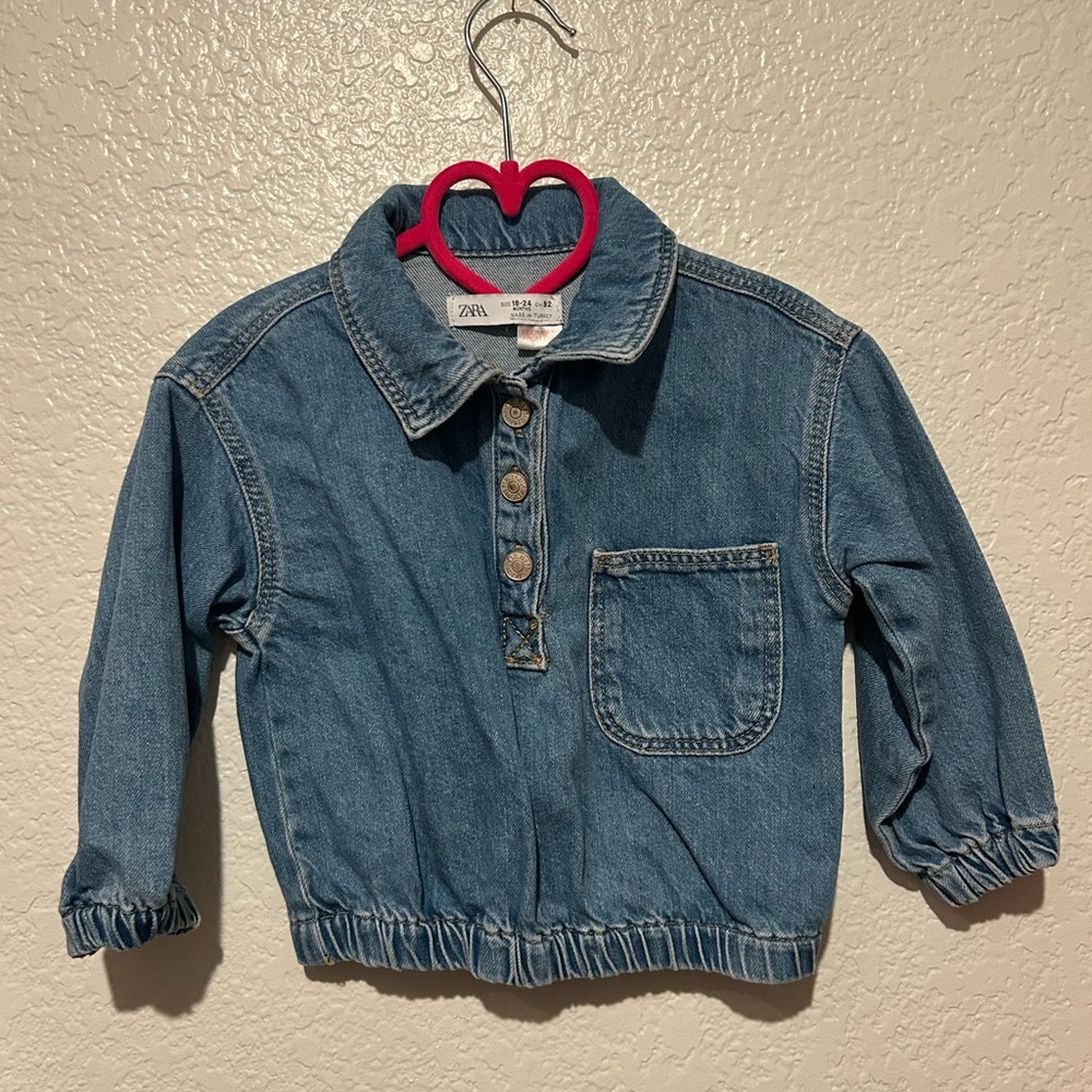 Zara Kids Classic Blue Jean Jacket